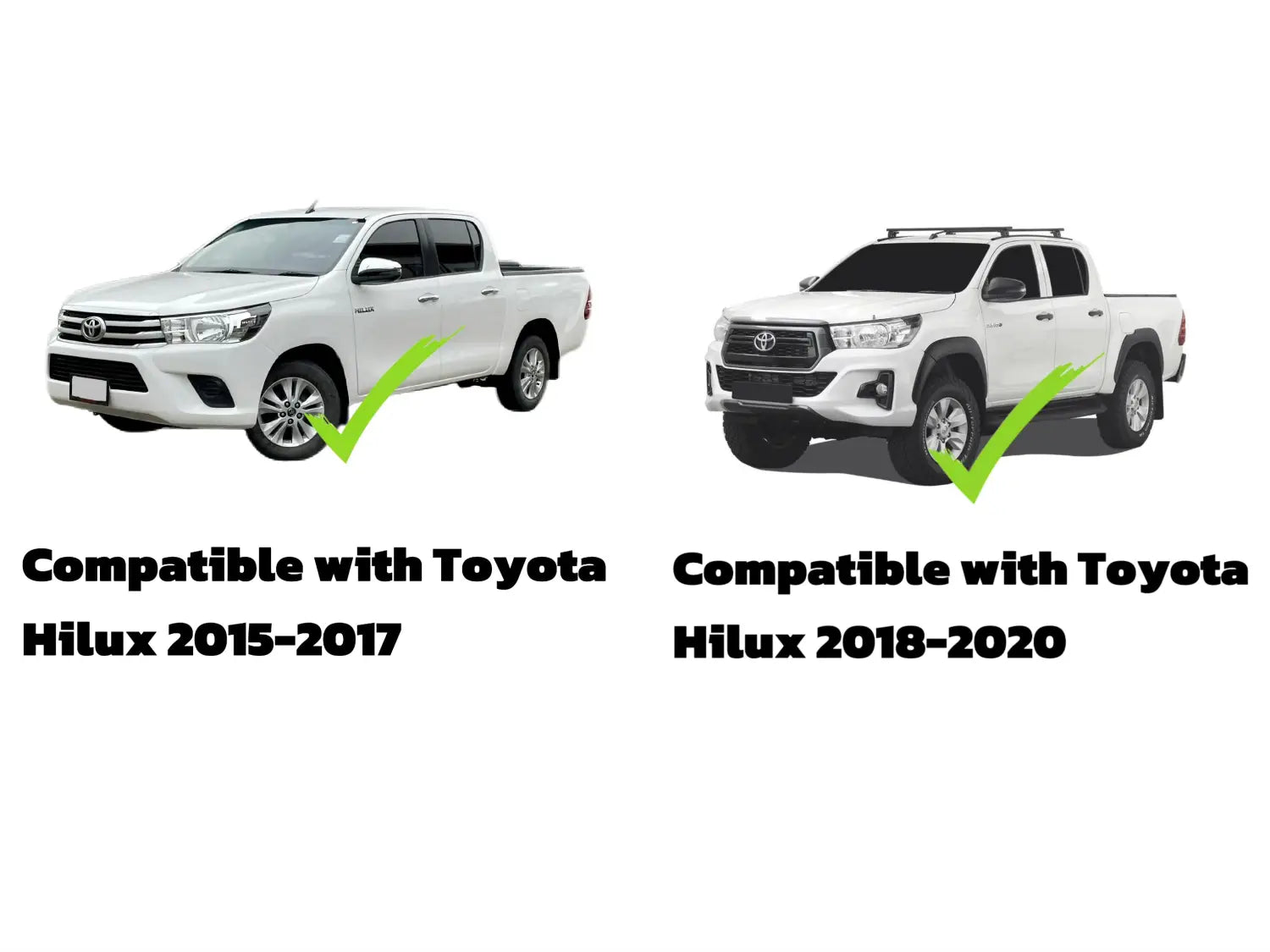 Fender Flare Toyota Hilux 2015-2020 OEM Style with Grey layer Surface