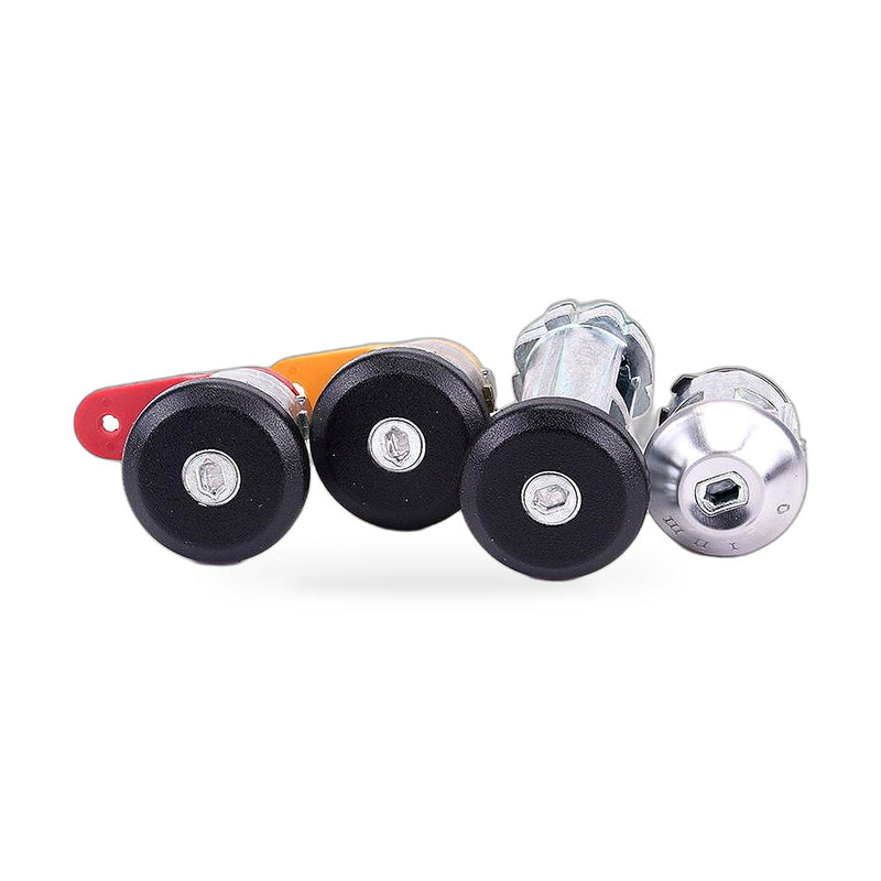 4 Piece Door Lock Cylinder Set (Pair) to suit Ford Fiesta Fusion KA Courier — image 1