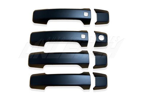 Black Keyless Entry Door Handle Covers for Mitsubishi Triton MV 2024-Current