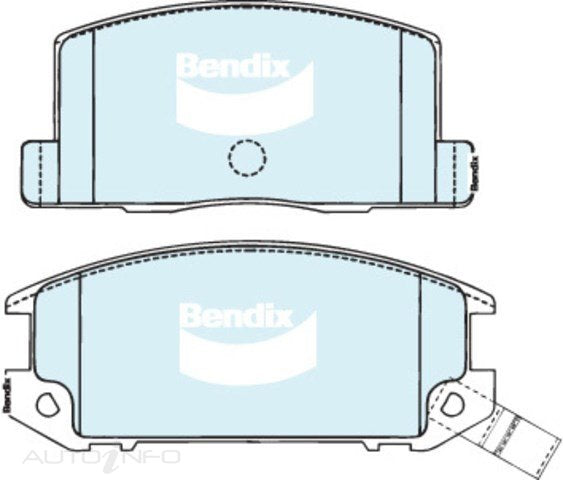 Bendix Brake Pads Rear Toyota - DB1260GCT