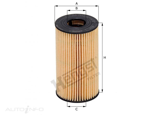 Hengst Oil Filter Jaguar Rover - E867HD370