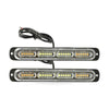 2x 48LED Amber Recovery Strobe Flashing Grille Lightbar Lamp (Pair) to suit Truck — image 1