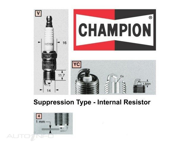 Champion Spark Plug Champion - RV15YC4