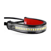2x LED Universal Motorcycle Fork Turn Signal Indicator Amber Light Strip Suitabl — image 1