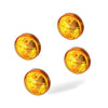 4x Chrome Motorcycle Turn Signal Lights Amber Indicators Blinker to suit Un — image 3