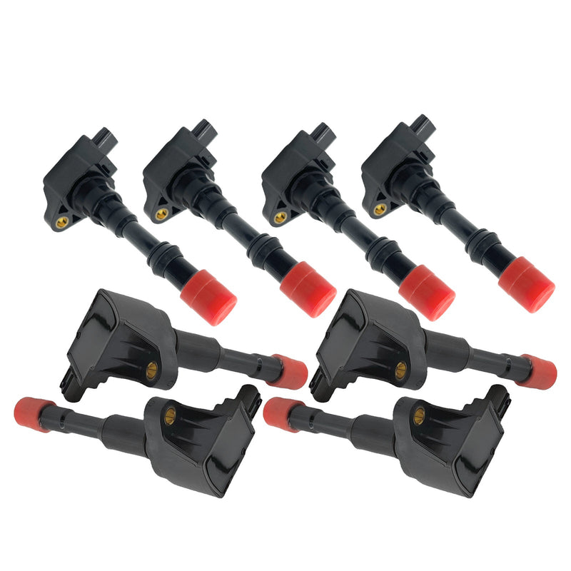 8Pcs Ignition Coils 3 Pins to suit Honda Jazz GD GE2 GE3 1.3L — image 1