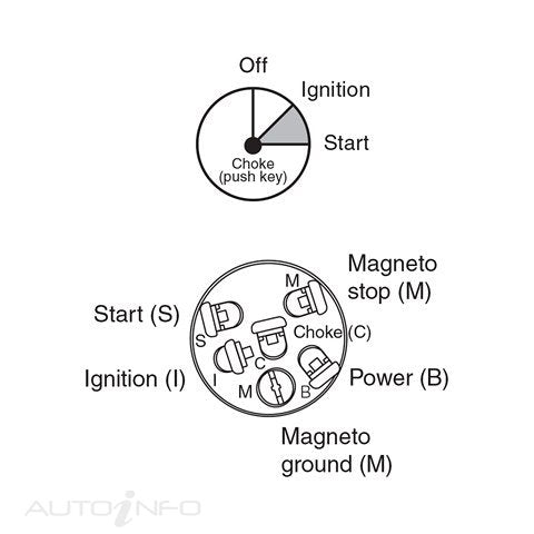 Narva Switch Ignition 3 Position - 64008