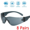 12 Safety Glasses Tinted Smoke Lens Bulk Work Eye Protect Goggle — image 2