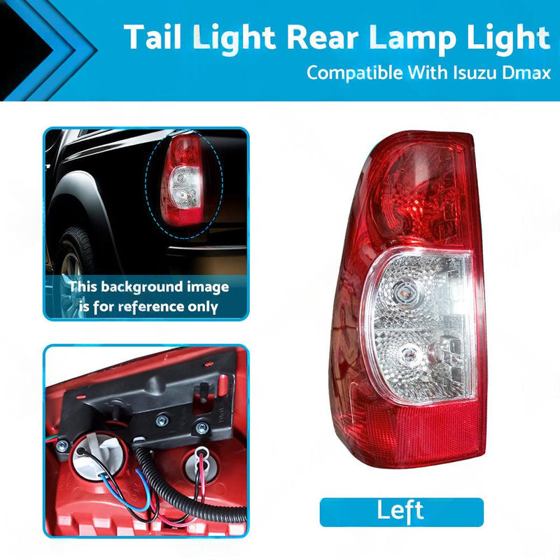 Left Red Tail Light to suit Isuzu Dmax 2006-2012 — image 1