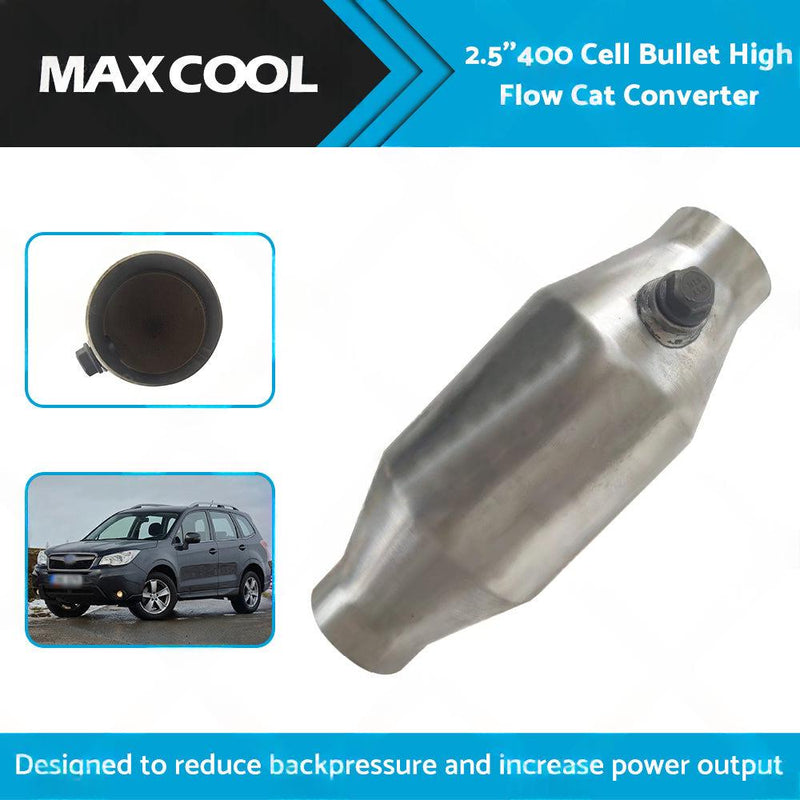 2.5 Inch 400 Cell High Flow Catalytic Converter to suit Universal — image 1