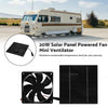 20W Solar Panel Powered Fan to suit Greenhouse Pet House Chicken Coop — image 2