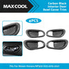 Carbon Black Interior Door Bowl Cover Trim to suit Nissan Navara NP300 2.5L — image 2