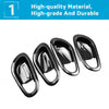 Carbon Black Interior Door Bowl Cover Trim to suit Nissan Navara NP300 2.5L — image 5