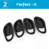 Carbon Black Interior Door Bowl Cover Trim to suit Nissan Navara NP300 2.5L — image 6