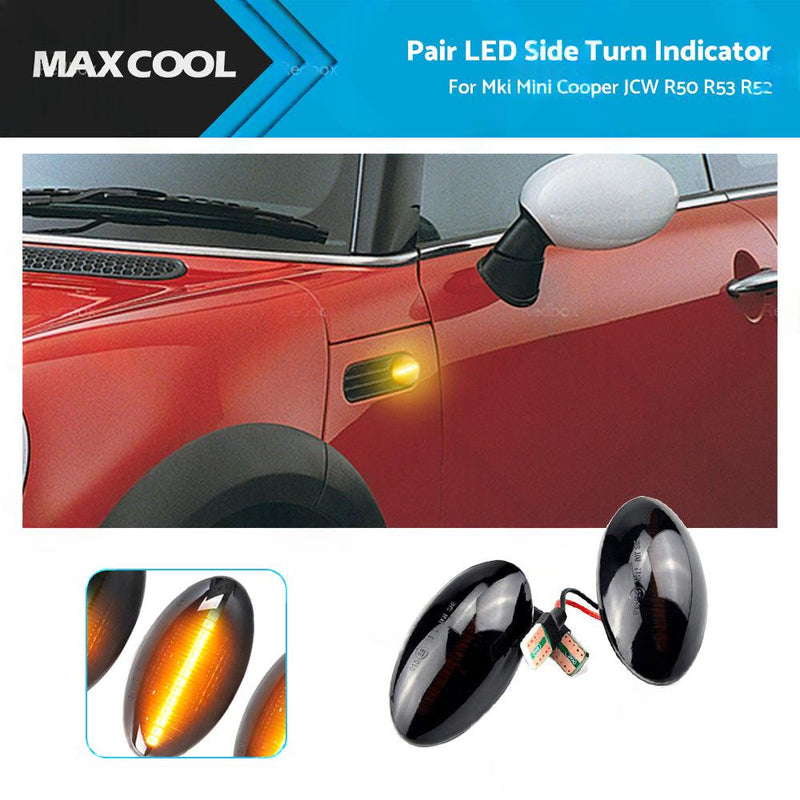 LED Side Indicator Turn Signal Light (Pair) to suit Mini Cooper R50 R53 R52 — image 1