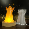 Ghost Mold Halloween Silicone With Wooden Lighted Base to suit DIY Resin Ep — image 2