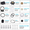 Water Pump Impeller Kit to suit Evinrude 20HP 25HP 30HP 35HP — image 4