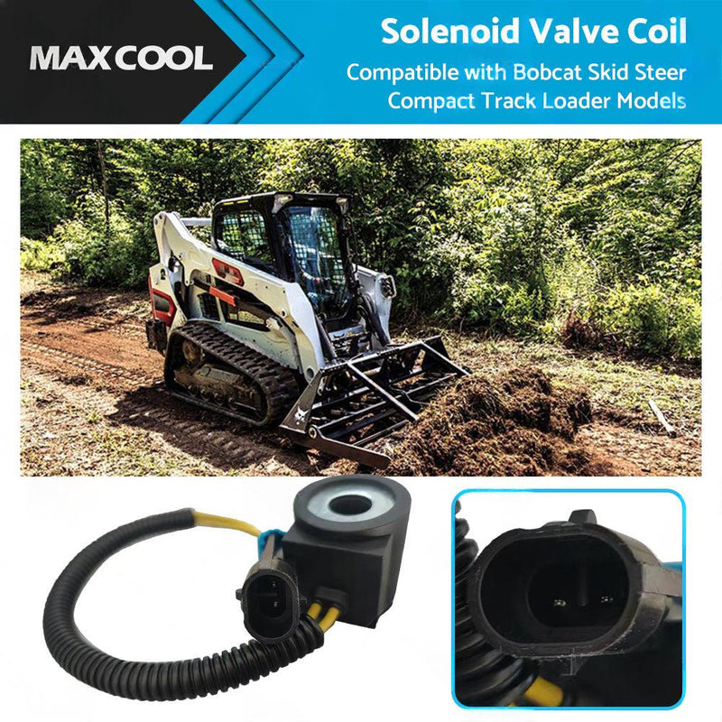 Solenoid Valve Coil to suit Bobcat 751 753 763 773 863 864 — image 1