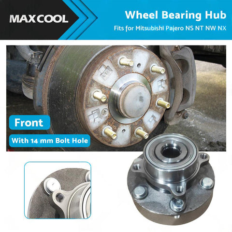 Front Wheel Bearing Hub to suit Mitsubishi Pajero NS NT NW NX 3.2L — image 1