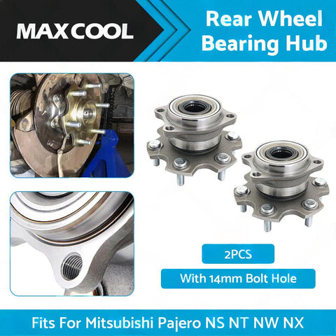 2x Rear Wheel Bearing Hub (Pair) to suit Mitsubishi Pajero NS NT NW NX 14mm Bolt H — image 2