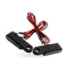 2X Black Motorcycle LED Mini Turn Signal Blinker Light Amber (Pair) to suit Harley — image 1