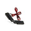 2X Black Motorcycle LED Mini Turn Signal Blinker Light Amber (Pair) to suit Harley — image 2