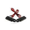 2X Black Motorcycle LED Mini Turn Signal Blinker Light Amber (Pair) to suit Harley — image 3