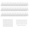 48PCS Sublimation Helmet Earring Blank MDF Double-Sided with Hook and Jump Ring — image 4