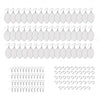 48PCS Sublimation Blank MDF Rugby Earrings Double-Sided with Hook and Jump Ring — image 5