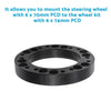 Black Steering Wheel Hub Adapter Spacer to suit Universal Vehicles — image 3