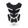 Wide Pure Black Motorcycle Gas Tank Pad Protector Decal to suit Suzuki — image 1