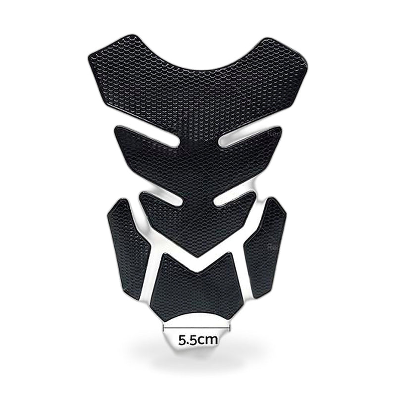 Wide Pure Black Motorcycle Gas Tank Pad Protector Decal to suit Suzuki — image 1