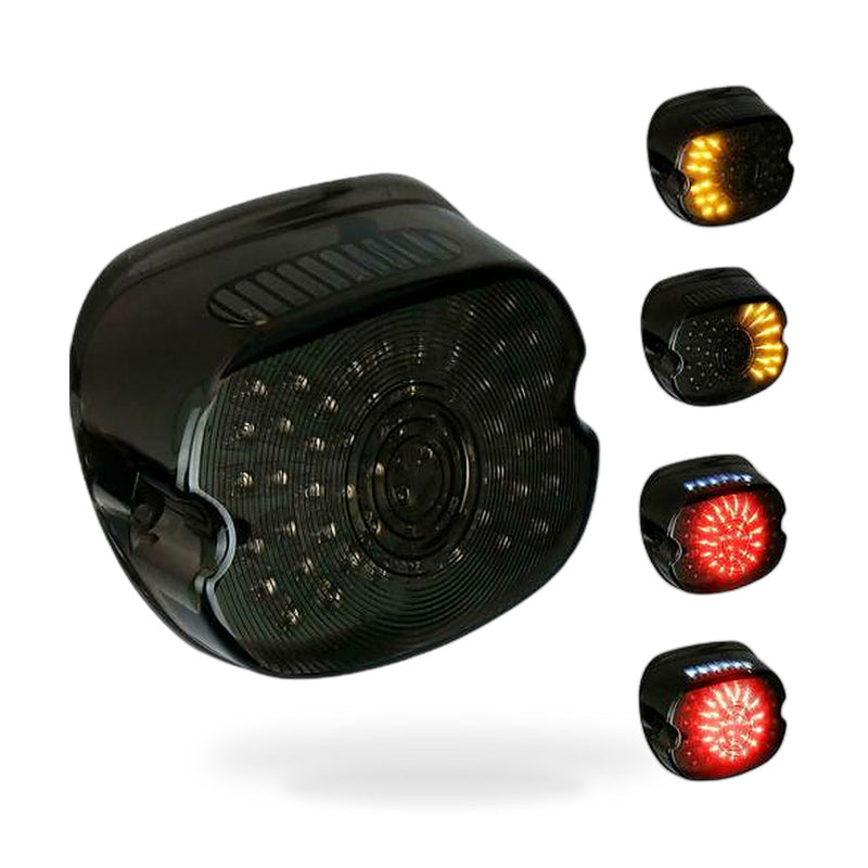 LED Rear Tail Light Brake Smoke to suit Harley-Davidson FLST — image 1