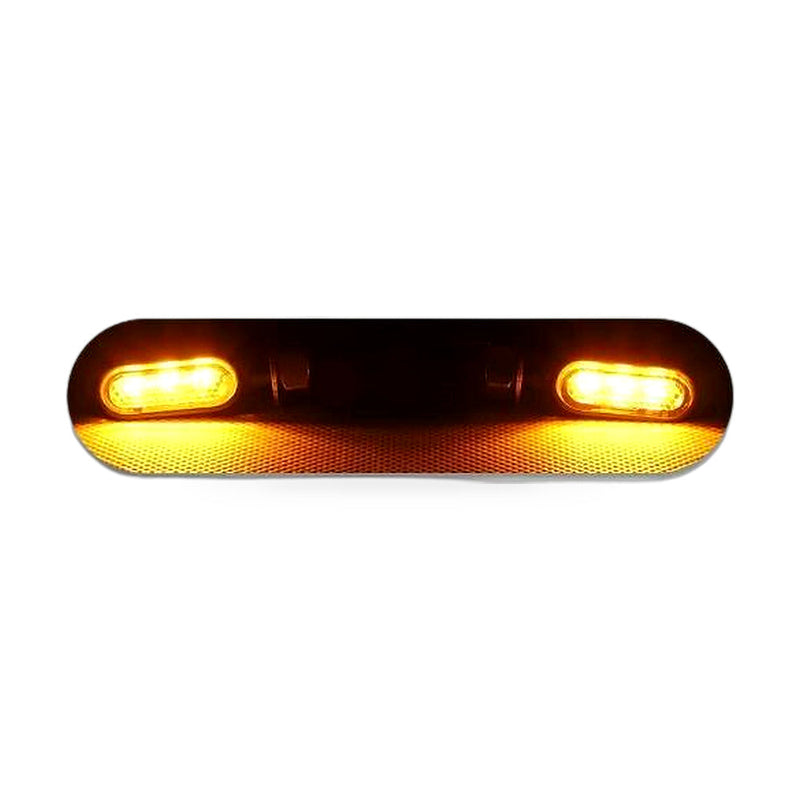 4x Motorcycle Indicator Turn Signal Blinkers Amber Mini LED Lights to suit — image 1