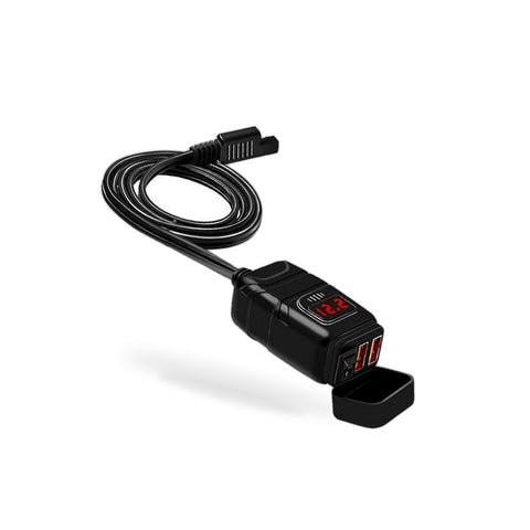 Dual USB Motorcycle Fast Charger Socket to suit Motorcycles — image 2