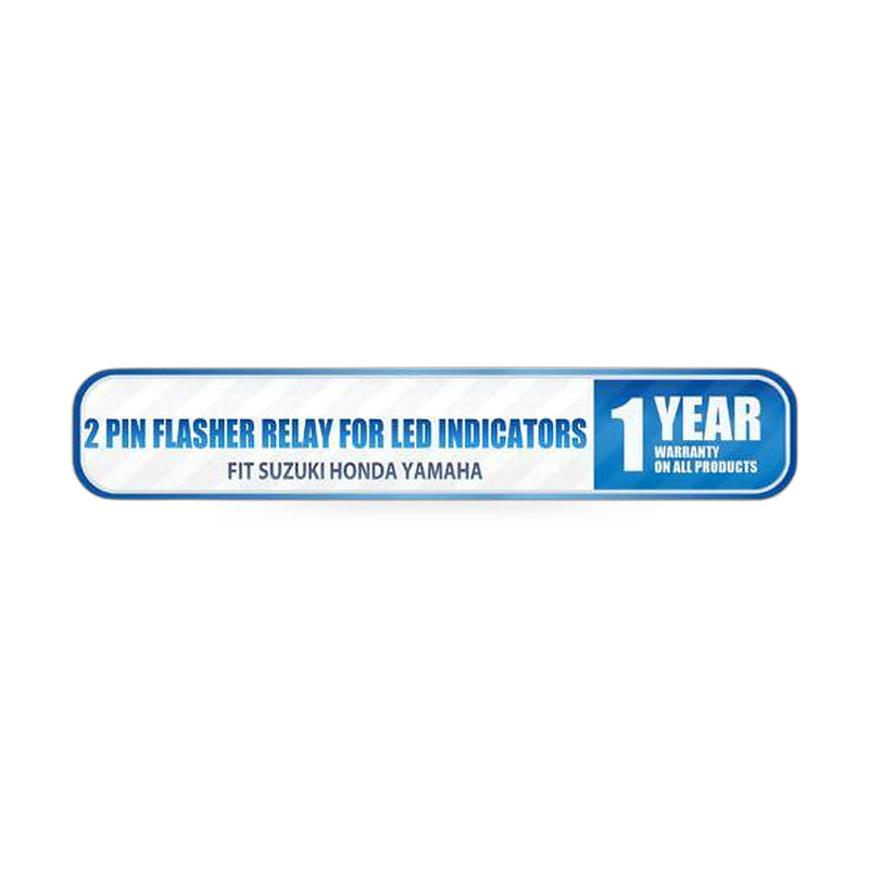 2-Pin LED Flasher Relay to suit Honda Motorcycles — image 1