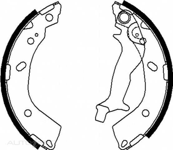 BNT Brake Shoes Rear Hyundai Getz 02-On - MFR646