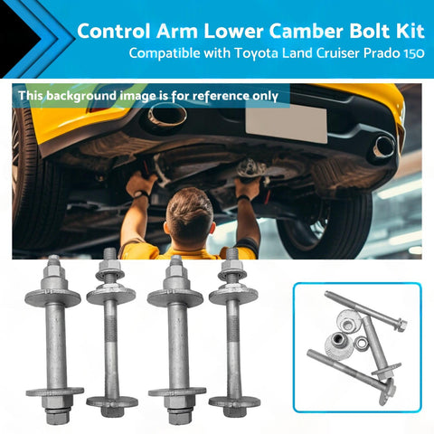 4x Control Arm Lower Camber Bolt Kit to suit Toyota Prado 150 — image 1