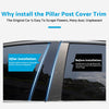 Gloss Black Pillar Posts Door Trim Cover to suit Toyota RAV4 — image 6