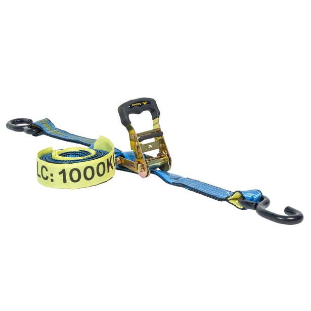 Beaver 35mmx6mm Ratch Tie Down 600Kg W/ Hook & Keeper