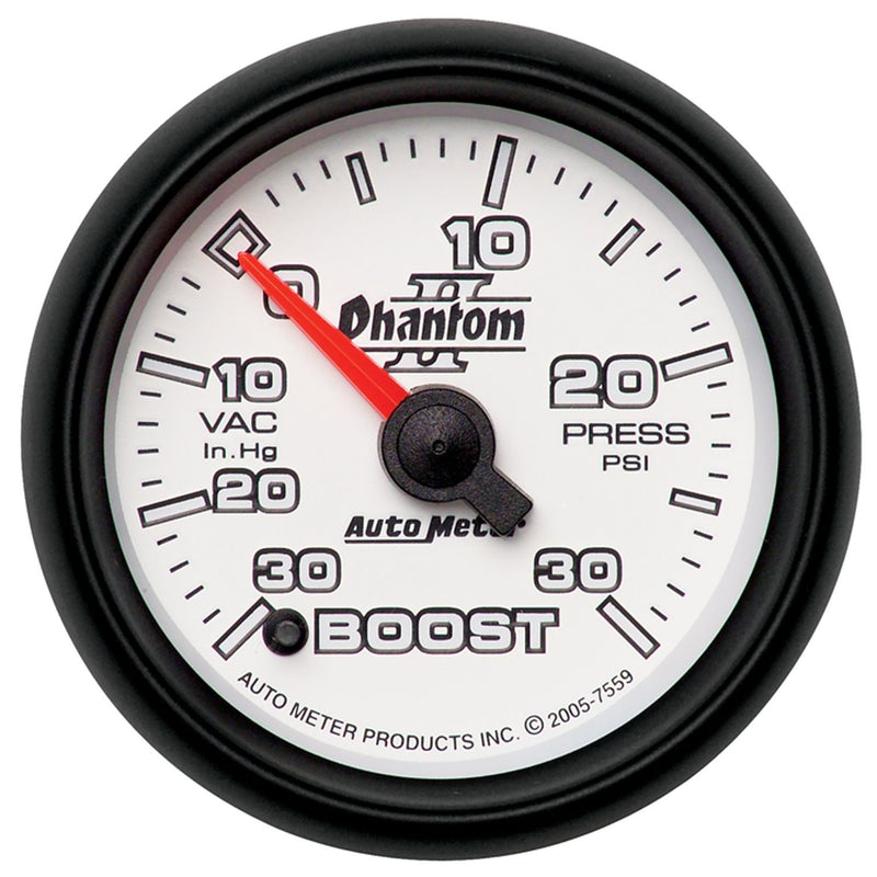 AutoMeter 2-1/16 Boost-Vac 30 In Hg/30 AU7559