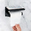 2x Stainless Steel Toilet Paper Roll Holder (Pair) to suit Bathroom — image 2