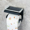 2x Stainless Steel Toilet Paper Roll Holder (Pair) to suit Bathroom — image 3