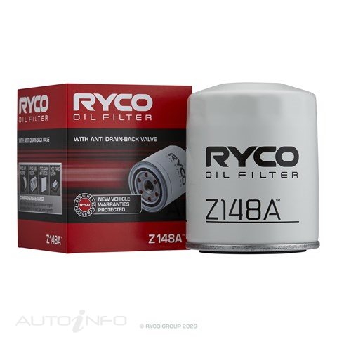 Ryco Oil Filter 513237 - Z148A