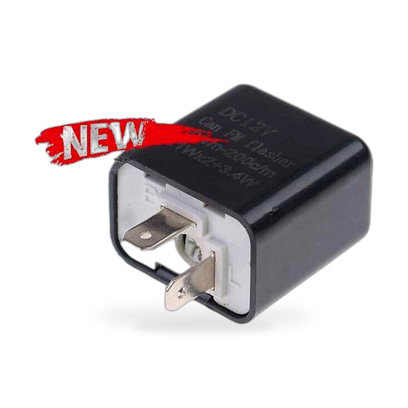 12V 2 Pin Motorcycle LED Flasher Relay to suit Honda — image 1