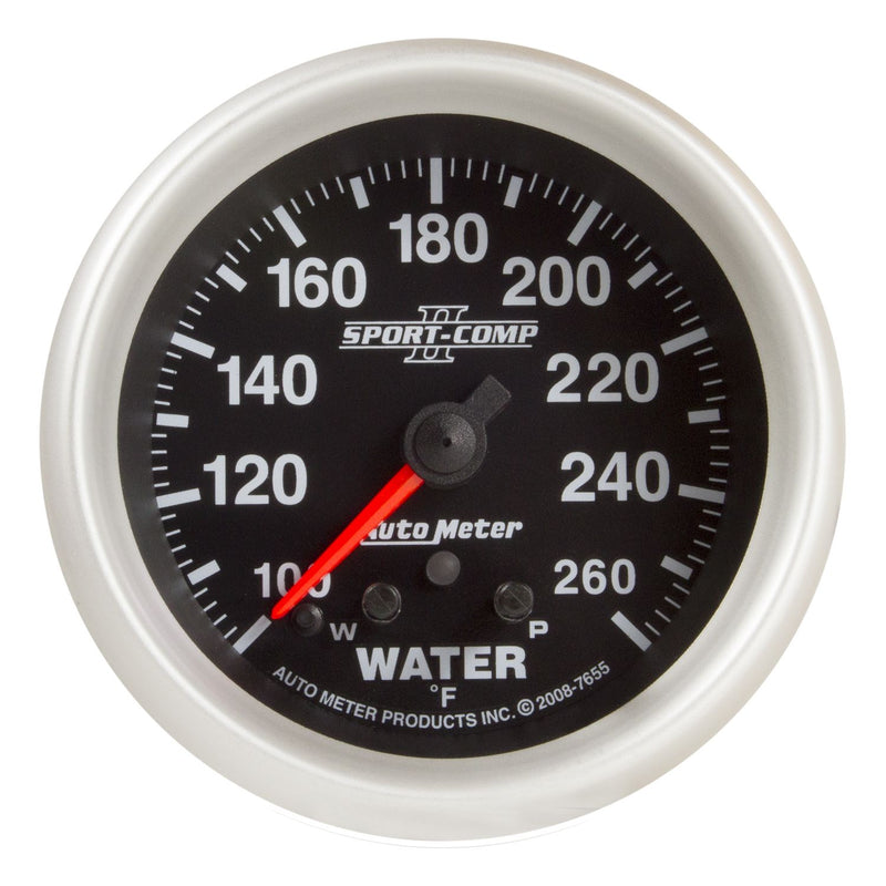 AutoMeter 2-5/8 Water Temp 100- 260degF AU7655