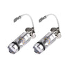2x H3 100W High Power LED Cree Headlight Fog Driving Light Bulbs (Pair) to suit Ca — image 1