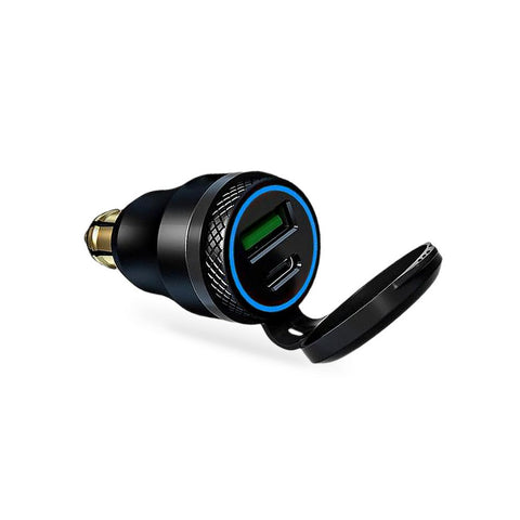 Dual USB Charger Socket to suit BMW F800 Motorcycle — image 2