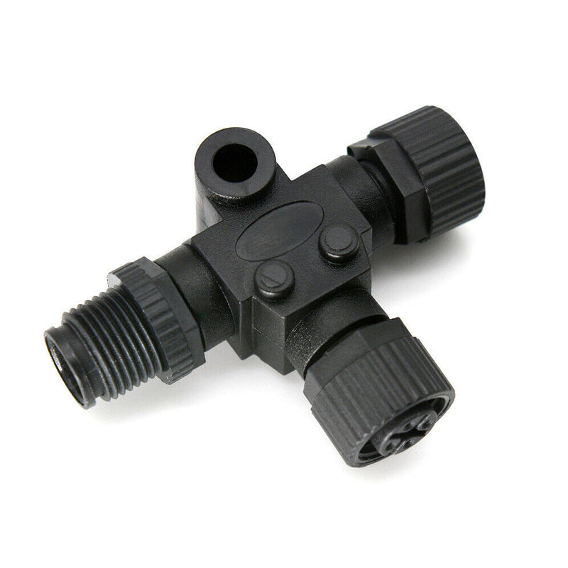 NMEA2000 5-Pin T Connector to suit Garmin Lowrance Simrad Networks Black — image 1
