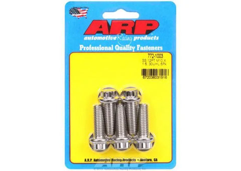 ARP M10 x 1.50 x 30 Stainless Steel Bolts - Pack of 5